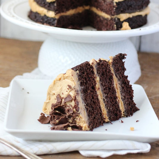 Vegan Peanut Butter Birthday Cake
