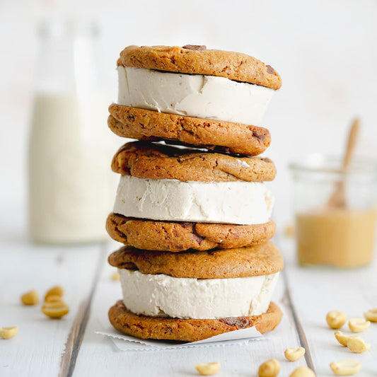 Gluten-Free, Vegan Peanut Butter Cookie Sandwich