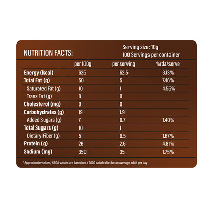 Dark Chocolate Crunchy Peanut Butter | 250gms | 26gm Protein