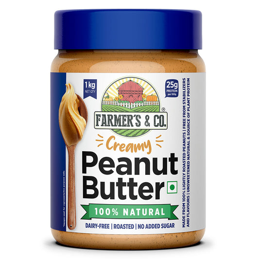 Creamy Peanut Butter | 1kg | 25gm Protein