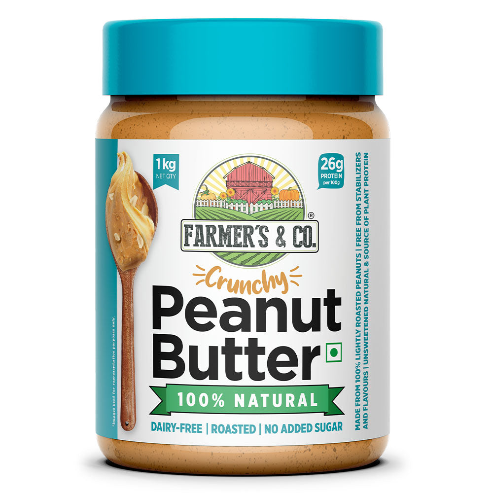 Crunchy Peanut Butter | 1kg | 26gm Protein